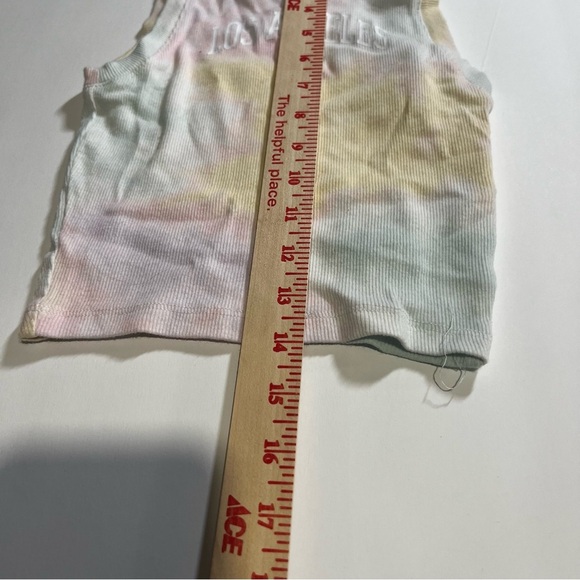 Hollister Tie-Dye Tank Top Ribbed “LOS ANGELES” Size XXS - Picture 5 of 6